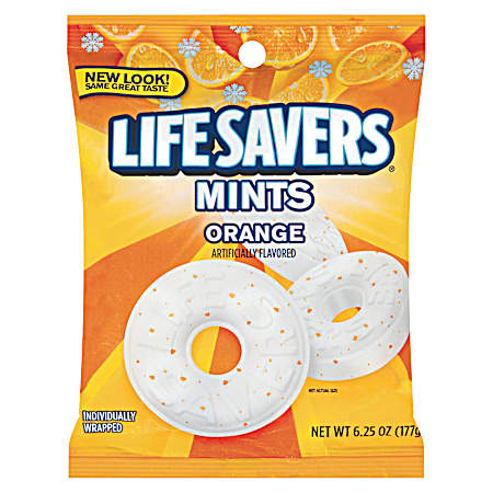 6.88 oz Orange Mints Hard Candy