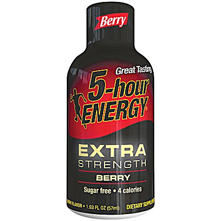 Extra Strength 1.93 oz Berry Energy Shot