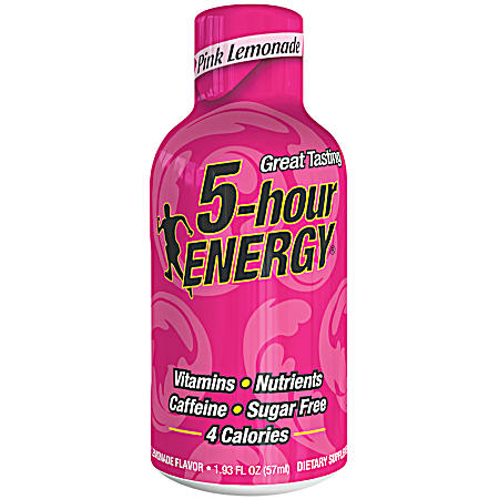 1.93 oz Pink Lemonade Energy Shot