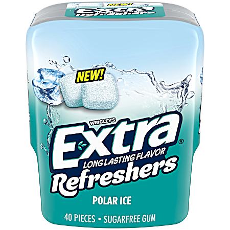 Extra Refreshers 40pc Sugar Free Polar Ice Chewing Gum