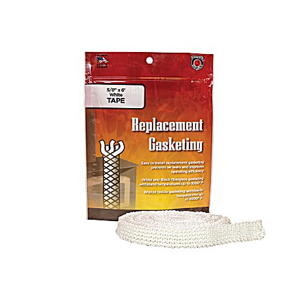 5/8 in x 6 ft White Gasket Tape