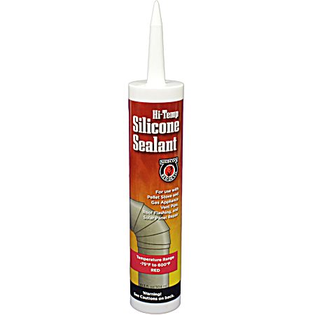10.3 fl oz Silicone Sealant Hi-Temp Acetoxy Cure