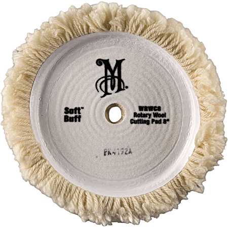 8 in Soft Buff Rotary Wool Cutting Pad