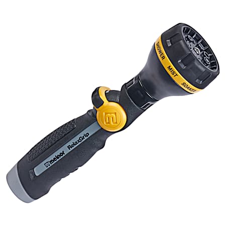 Black RelaxGrip Thumb-Control Straight 8-Pattern Nozzle