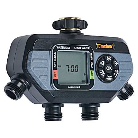 Black HydroLogic 4-Zone Digital Water Timer
