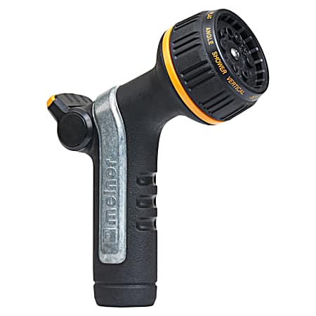 Black Heavyweight 10-Pattern Nozzle w/ Thumb Control