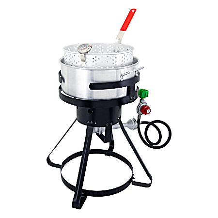 10.5 qt Aluminum Fish and Wing Fryer Kit