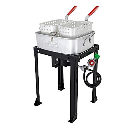 18 qt Dual Basket Fryer