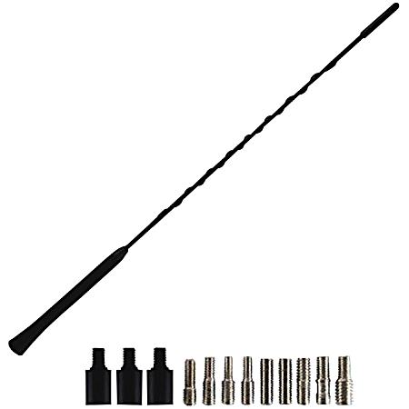 16 In. Black Fiberglass Wire Wound OEM Replacement Antenna Mast