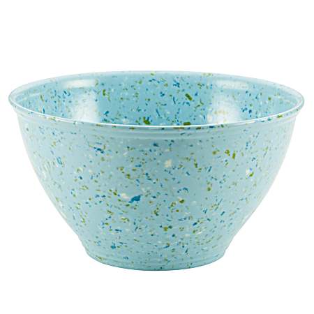 Light Blue Shimmer Garbage Bowl