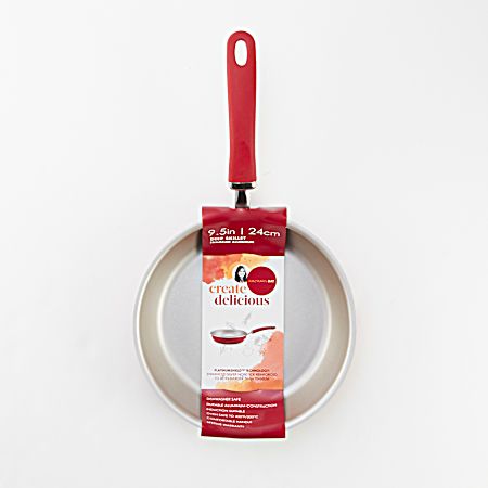 9.5 in Red Deep Nonstick Skillet