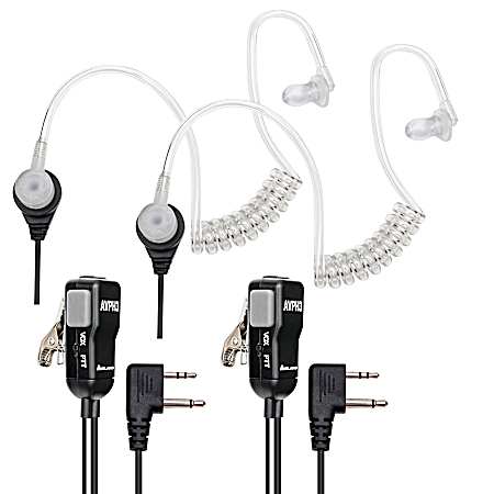 2 Pk. Transparent Behind-the-Ear Headset
