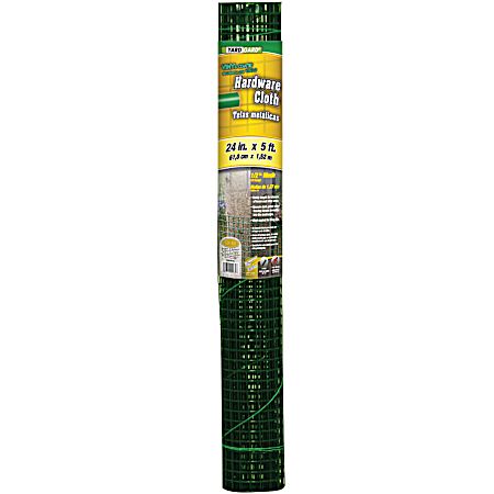 1/2 in Green Vinyl Coated Hardware Cloth