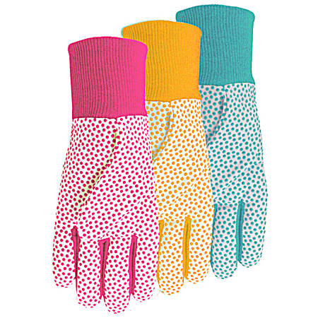Women's Assorted Combo Jersey/Canvas Gloves