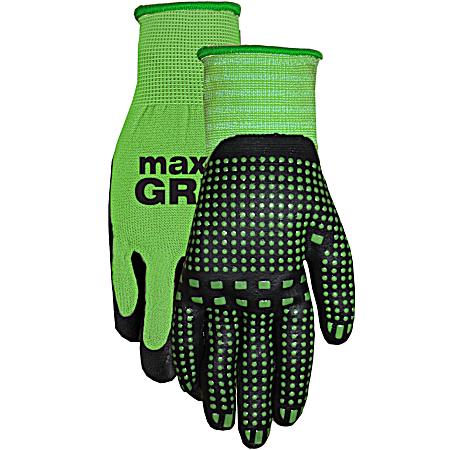Women's Green/Black Max Grip Gloves