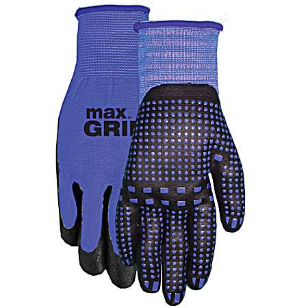 Men's Green Max Grip Work Gloves