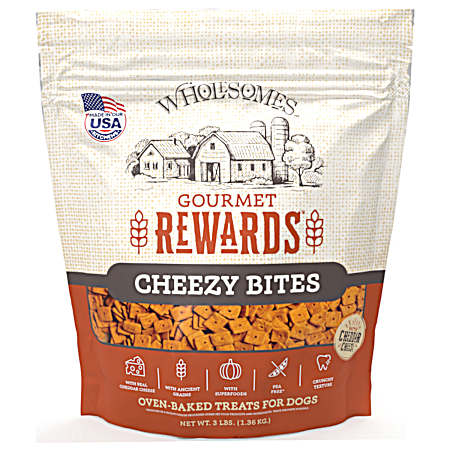Gourmet Rewards Cheezy Bits Oven-Baked Dog Treats, 3 lbs
