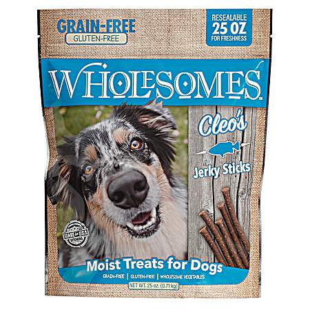 Cleo's Jerky Sticks Grain-Free Whtefish Flavor Dog Treats, 25 oz