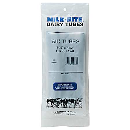 9/32 in x 7-1/2 in Air Tubes for De Laval - 8 Pk
