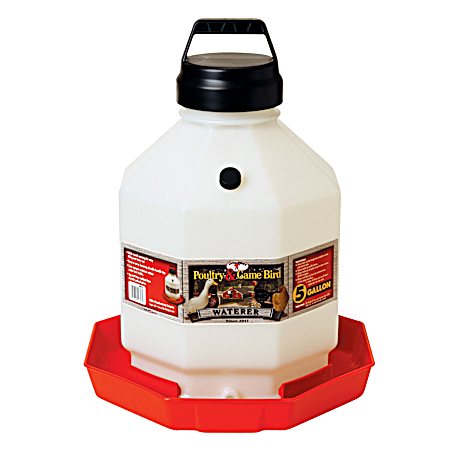5 gal Plastic Poultry Waterer