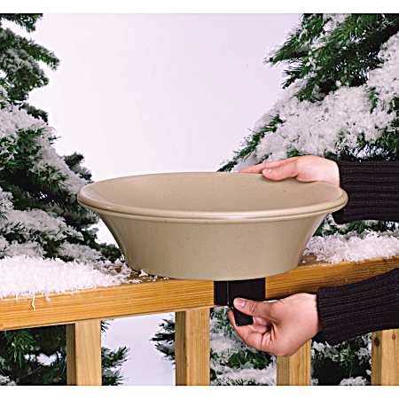 14 in Heated Birdbath w/ EZ Tilt
