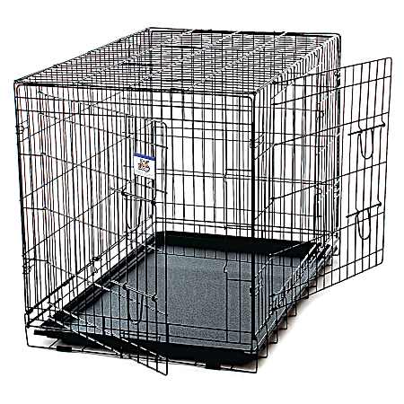 Double Door Wire Dog Crate
