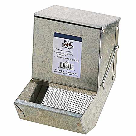 5 in Metal Feeder with Sifter Bottom