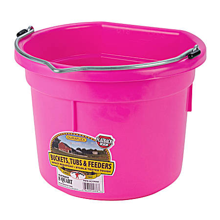 8 qt Flat-Back Bucket