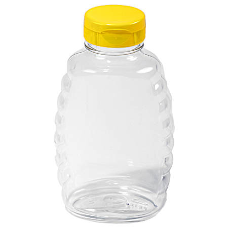 16 Oz. Plastic Squeeze Jar - 12 Pk.