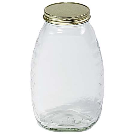 32 Oz. Honey Glass Jar - 12 Pk.