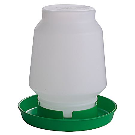 1 gal Complete Plastic Poultry Fount w/ Lime Green Base