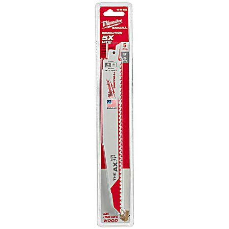9 In. The Ax Sawzall Blades