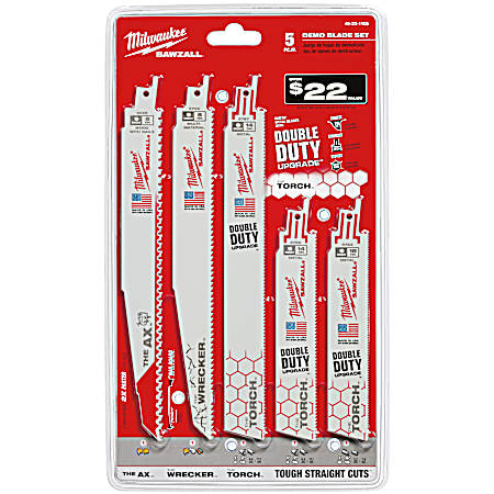 SAWZALL Demolition Blade - 5 Pc