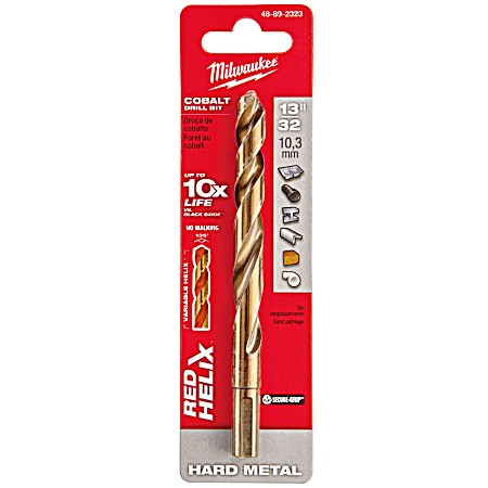 Cobalt Red Helix Drill Bit