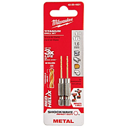 Titanium Shockwave Impact Drill Bit