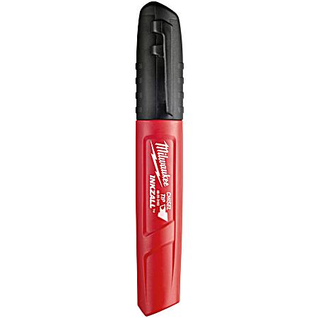 Inkzall Black Chisel Tip Jobsite Marker