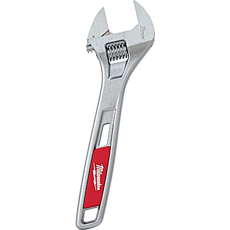 8 in Adjustable Chrome-Plated Wrench
