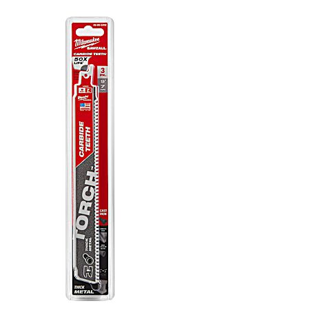 9 in 7 TPI Sawzall Torch w/ Carbide Teeth - 3 Pk