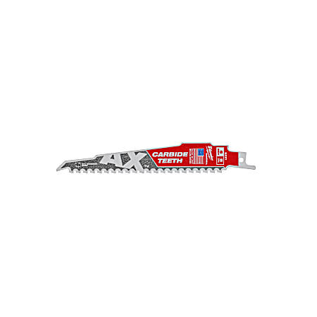 6 in 5 TPI Sawzall The Ax w/ Carbide Teeth Wood Blade - 1Pk