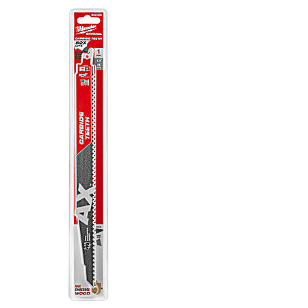 12 in 5 TPI Sawzall The Ax w/ Carbide Teeth Wood Blade - 1 Pk