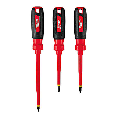1000V Insulated Screwdriver Set - 3 Pc