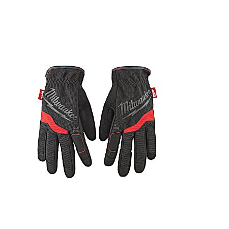 Free-Flex Black Work Gloves