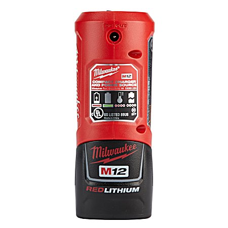 M12 Compact Charger & Portable Power Source