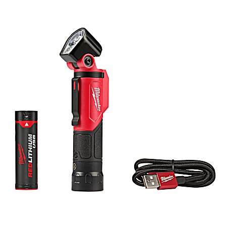 USB Rechargeable Pivoting LED Flashlight
