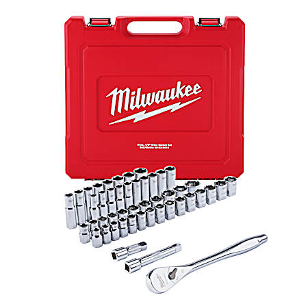 1/2 in Socket Wrench Set - 47 Pc
