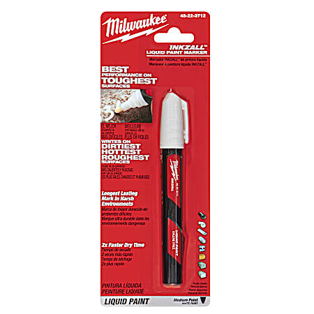 INKZALL White Paint Marker