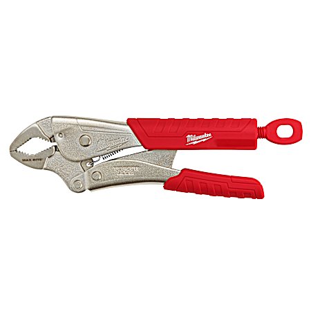 TORQUE LOCK 10 in MAXBITE Curved Jaw Locking Pliers w/ Grip
