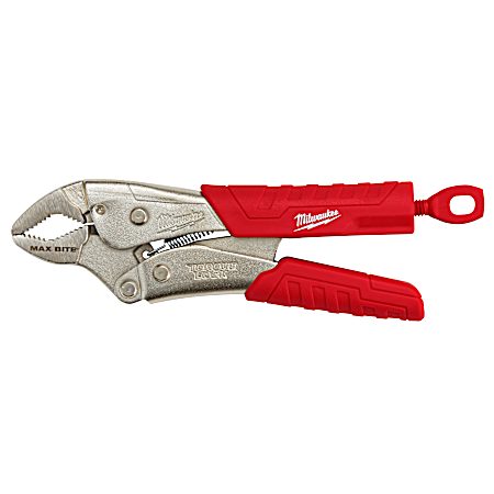 TORQUE LOCK 7 in MAXBITE Curved Jaw Locking Pliers w/ Grip