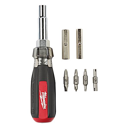 13-in-1 Cushion Grip 13 in Screwdriver w/ Schrader Bit