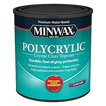 1 qt Water-Based Polycrylic